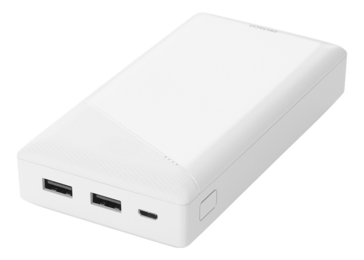 DELTACO power bank 20 000 mAh, 2x USB-A, Micro USB, safety features i gruppen SMARTPHONE & SURFPLATTOR / Laddare & Kablar / Powerbanks hos TP E-commerce Nordic AB (38-93494)