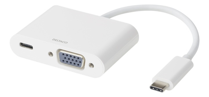 TYPE C TO VGA+PD 60W i gruppen DATORER & KRINGUTRUSTNING / Datorkablar / VGA / Adaptrar hos TP E-commerce Nordic AB (38-93663)