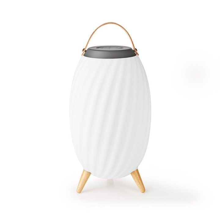 Nedis Bluetooth-högtalare med stämmningsbelysning | 6 timmar | Ambient design | 60 W | Mono | RGB / Varm Vit | IPX5 | Synkroniseringsbar | Grå / Vit i gruppen HEMELEKTRONIK / Ljud & Bild / Högtalare & Tillbehör / Bluetooth-högtalare / Bärbara högtalare hos TP E-commerce Nordic AB (38-93693)