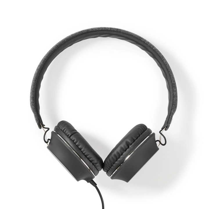 Hörlurar i tygmaterial med sladd | On-Ear | 1.2 m ljudkabel | Ant i gruppen HEMELEKTRONIK / Ljud & Bild / Hörlurar & Tillbehör / Hörlurar hos TP E-commerce Nordic AB (38-93704)