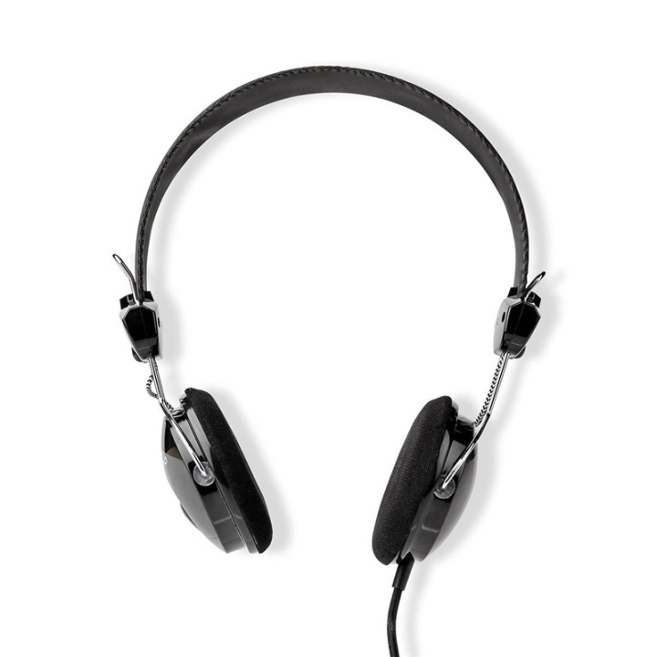 Trådanslutna hörlurar | 1.1 m Rund kabel | On-Ear | Lätta | Svarta i gruppen HEMELEKTRONIK / Ljud & Bild / Hörlurar & Tillbehör / Hörlurar hos TP E-commerce Nordic AB (38-93742)