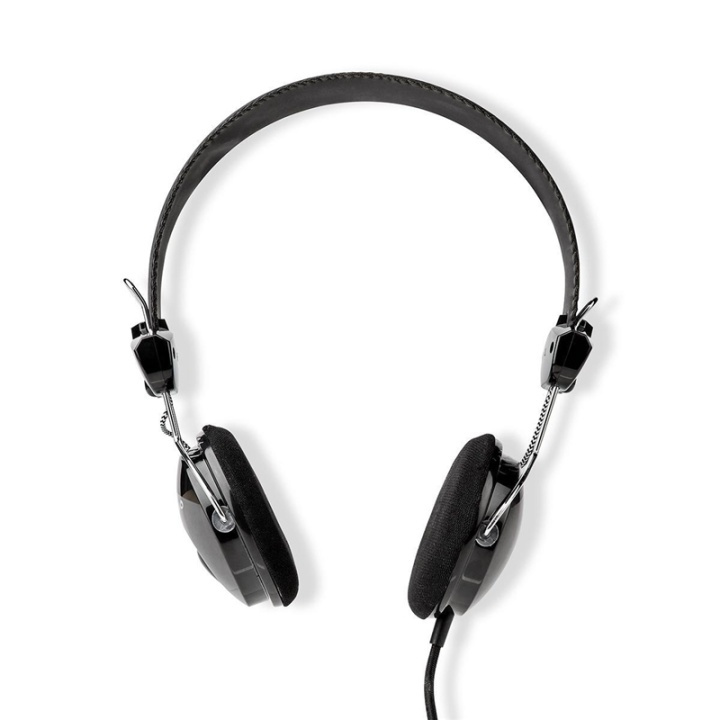 Nedis On-Ear Trådbundna Hörlurar | 3.5 mm | Kabellängd: 1.10 m | Svart i gruppen HEMELEKTRONIK / Ljud & Bild / Hörlurar & Tillbehör / Hörlurar hos TP E-commerce Nordic AB (38-93742)