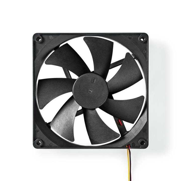 Nedis DC-fläkt | DC | Fläktstorlek: 140 mm | 3-Pin | 24.9 dBA | Svart i gruppen DATORER & KRINGUTRUSTNING / Datorkomponenter / Kylning / Chassifläktar hos TP E-commerce Nordic AB (38-93827)