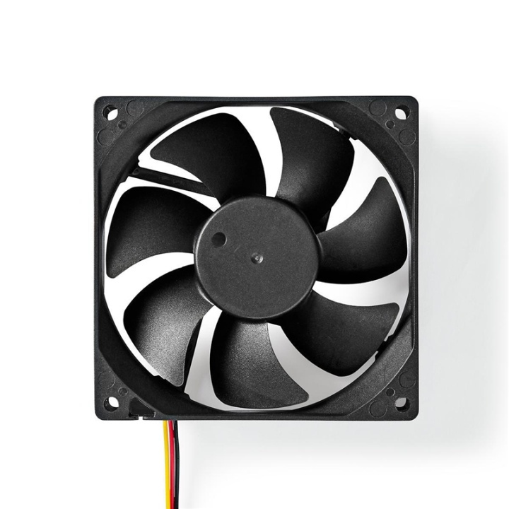 Nedis DC-fläkt | DC | Fläktstorlek: 92 mm | 3-Pin | 26.7 dBA | Svart i gruppen DATORER & KRINGUTRUSTNING / Datorkomponenter / Kylning / Chassifläktar hos TP E-commerce Nordic AB (38-93830)