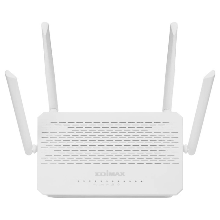 Edimax Trådlös Router AC1200 2.4/5 GHz (Dual Band) Gigabit Vit i gruppen DATORER & KRINGUTRUSTNING / Nätverk / Routrar hos TP E-commerce Nordic AB (38-93836)