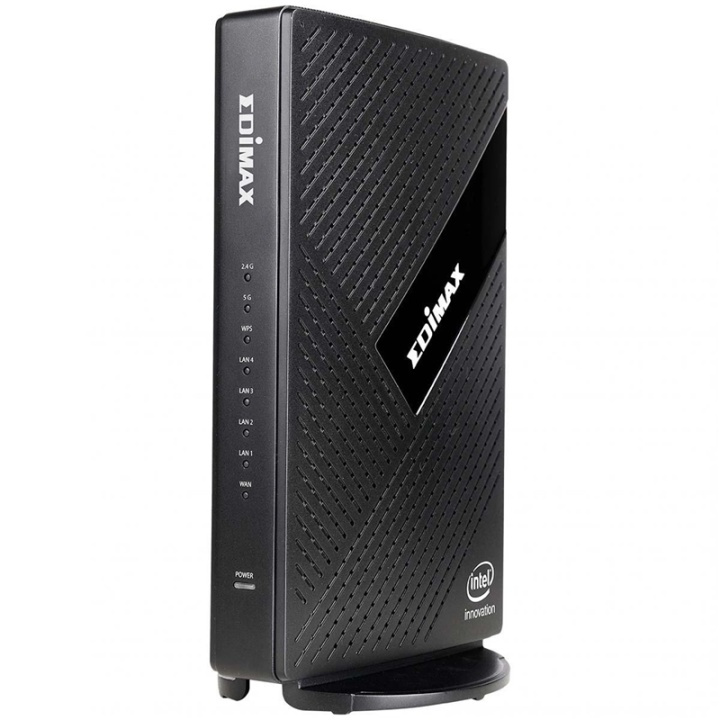 Edimax AX3000 Wi-Fi 6 Smart AP/Router Svart i gruppen DATORER & KRINGUTRUSTNING / Nätverk / Routrar hos TP E-commerce Nordic AB (38-93844)