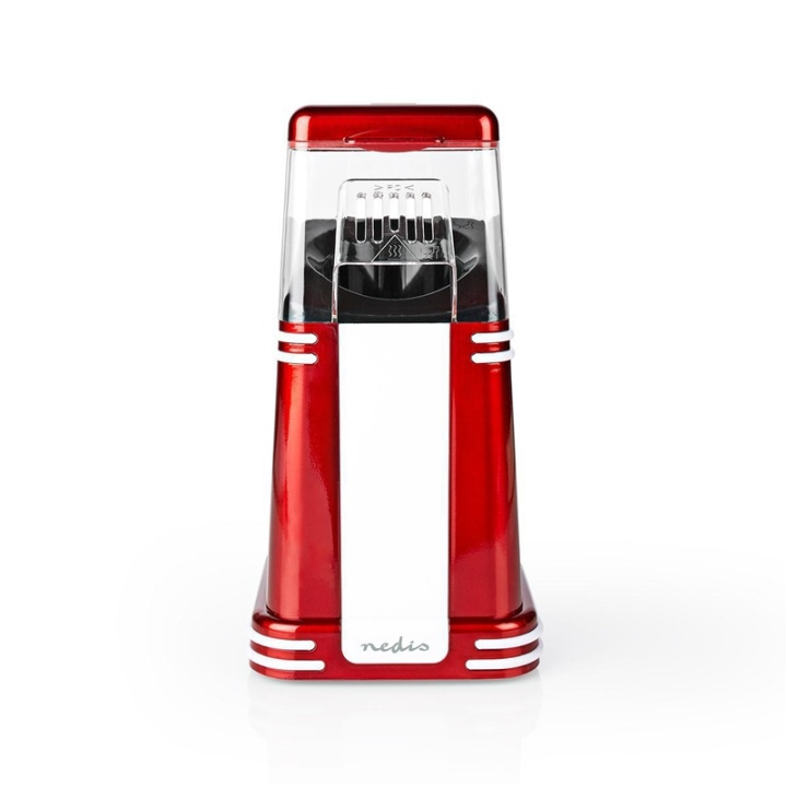 Nedis popcorn maskin | 1200 W | 2 - 4 min | Röd / Vit i gruppen HEM, HUSHÅLL & TRÄDGÅRD / Hushållsmaskiner / Popcornmaskiner hos TP E-commerce Nordic AB (38-93880)
