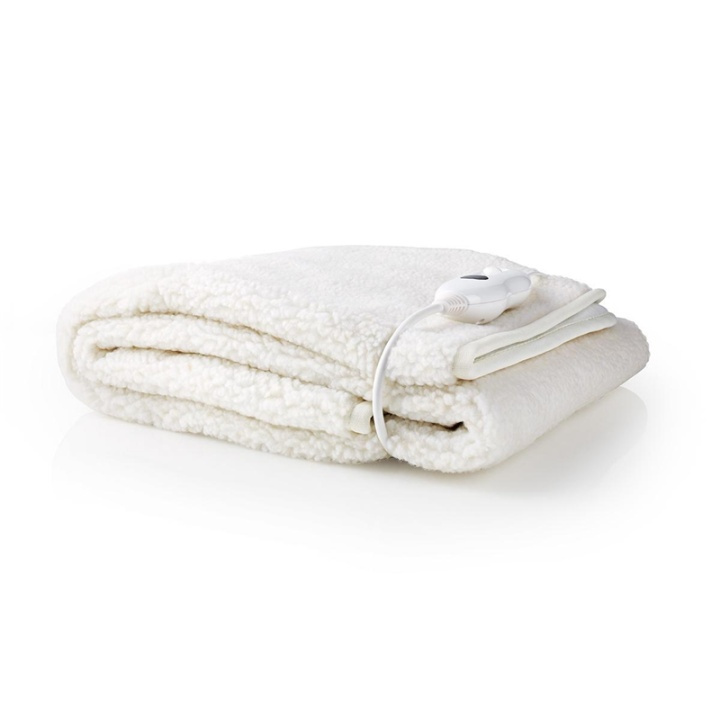 Nedis Elektrisk Filt | Filt | 1 Person | 150 x 80 cm | 3 Värmeinställningar | Tvättbar | Överhettningsskydd | Polyester / Syntetisk i gruppen SKÖNHET & HÄLSA / Massage & Wellness / Värmefiltar hos TP E-commerce Nordic AB (38-93883)