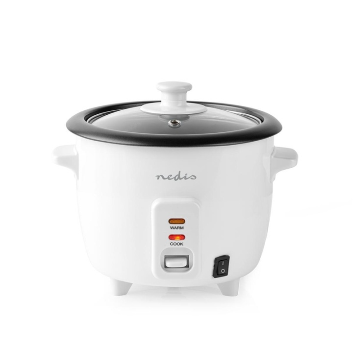 Nedis Riskokare | 0.6 l | 300 W | Ångermaskin i aluminium | Non-stick beläggning | Avlägsningsbar skål | Automatisk avstängning i gruppen HEM, HUSHÅLL & TRÄDGÅRD / Hushållsmaskiner / Ris & Äggkokare hos TP E-commerce Nordic AB (38-93907)