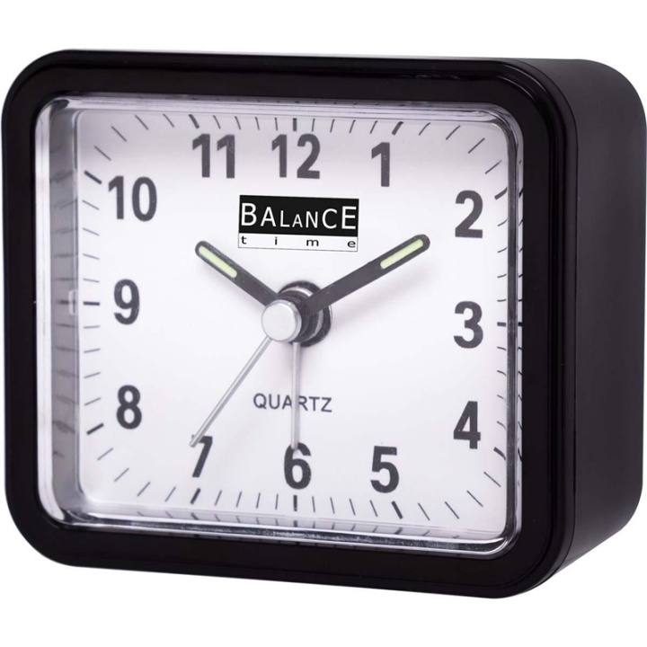 Balance | Alarm Clock | Analogue | Black i gruppen HEM, HUSHÅLL & TRÄDGÅRD / Väggklockor & Räkneverk / Väckarklockor hos TP E-commerce Nordic AB (38-93976)