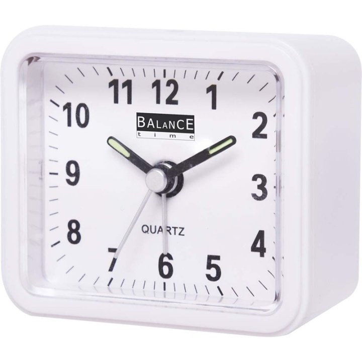 Balance | Alarm Clock | Analogue | White i gruppen HEM, HUSHÅLL & TRÄDGÅRD / Väggklockor & Räkneverk / Väckarklockor hos TP E-commerce Nordic AB (38-93977)