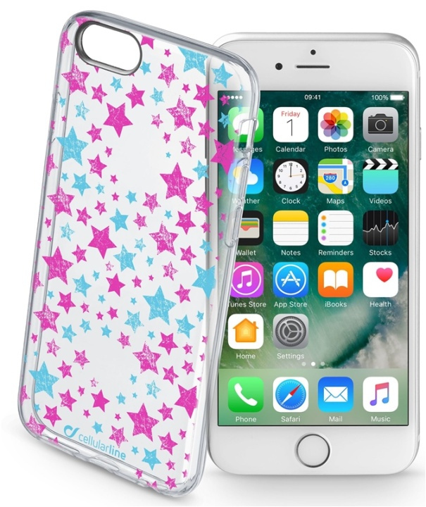 CellularLine Stars, TPU skal iPhone 6/6S i gruppen SMARTPHONE & SURFPLATTOR / Mobilskydd / Apple / iPhone 6/6S / Skal hos TP E-commerce Nordic AB (38-94003)