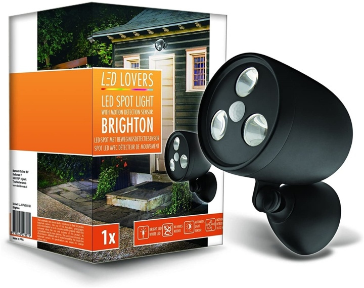 LED Lovers Spot Light med Sensor - Brighton i gruppen HEM, HUSHÅLL & TRÄDGÅRD / El & Belysning / Utomhusbelysning / Fasadbelysning / Fasadbelysning med rörelsesensor hos TP E-commerce Nordic AB (38-94020)