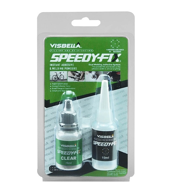 Visbella Speedy Fix - Snabblagning av de flesta material - Transparent i gruppen SPORT, FRITID & HOBBY / Hobby / Plastmodeller / Lim hos TP E-commerce Nordic AB (38-94068)