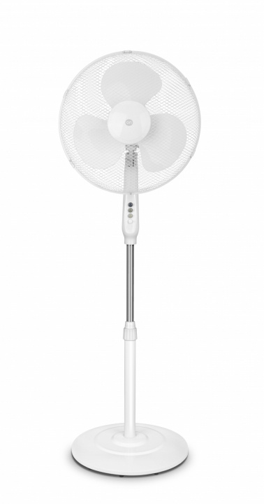 Golvfläkt, 40 cm, låg ljudnivå, Vit i gruppen HEM, HUSHÅLL & TRÄDGÅRD / Fläktar & Klimatprodukter / Golvfläktar hos TP E-commerce Nordic AB (38-94082)