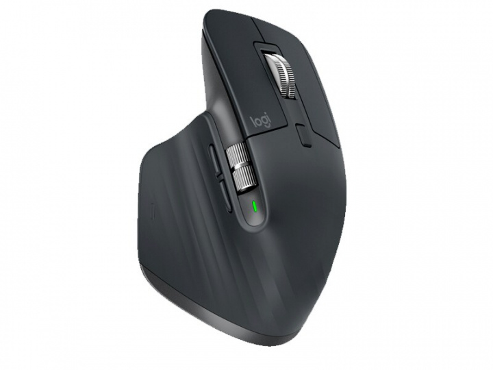 Logitech MX Master 3S - Mus - Trådlös - Bluetooth, 2,4 GHz, Grafit i gruppen DATORER & KRINGUTRUSTNING / Möss & Tangentbord / Möss / Trådlösa hos TP E-commerce Nordic AB (38-94317)