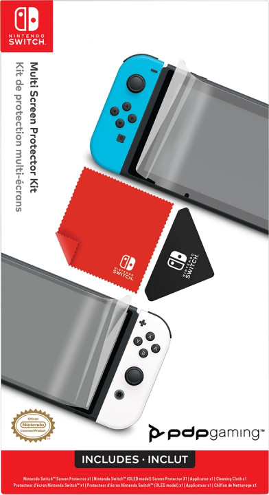 Skärmskyddskit till Nintendo Switch och Switch OLED i gruppen HEMELEKTRONIK / Spelkonsoler & Tillbehör / Nintendo Switch / Tillbehör hos TP E-commerce Nordic AB (38-94333)