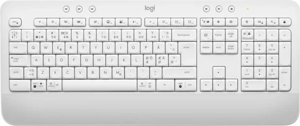 Logitech SIGNATURE K650 trådlöst tangentbord, Vit i gruppen DATORER & KRINGUTRUSTNING / Möss & Tangentbord / Tangentbord / Trådlösa hos TP E-commerce Nordic AB (38-94351)