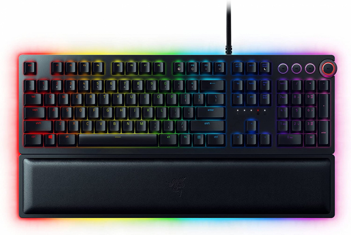 Razer Huntsman Elite Gaming (Nordisk Layout) i gruppen DATORER & KRINGUTRUSTNING / Gaming / Tangentbord hos TP E-commerce Nordic AB (38-94475)