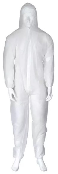 Protective Coverall - engångs overall med huva, Vit i gruppen SPORT, FRITID & HOBBY / Accessoarer / Övriga accessoarer hos TP E-commerce Nordic AB (38-94606)