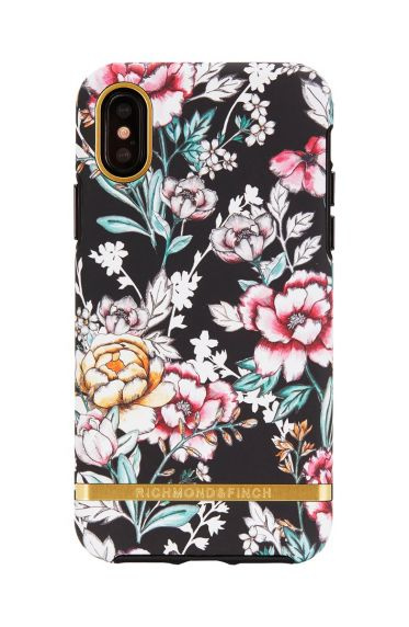 RICHMOND & FINCH BLACK FLORAL, IPHONE X/XS/11 i gruppen SMARTPHONE & SURFPLATTOR / Mobilskydd / Apple / iPhone X/XS / Skal hos TP E-commerce Nordic AB (38-94607)