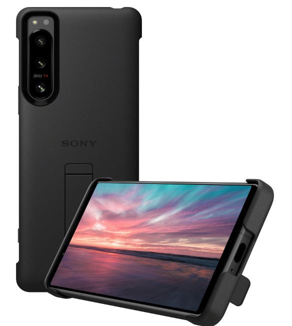 Sony Xperia 5 IV Backcover Black i gruppen SMARTPHONE & SURFPLATTOR / Mobilskydd / Sony hos TP E-commerce Nordic AB (38-94686)