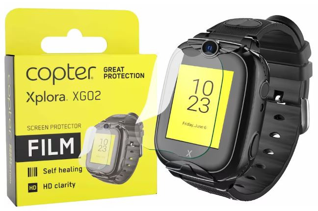 Copter Screen Protection Xplora XGO2 i gruppen SPORT, FRITID & HOBBY / Smartwatch & Aktivitetsarmband / Smartwatches hos TP E-commerce Nordic AB (38-94690)
