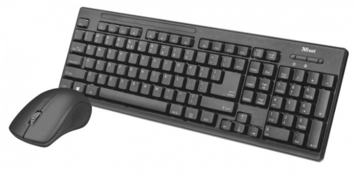 Trust Ziva trådlöst tangentbord och mus - Pre-owned Grad A i gruppen DATORER & KRINGUTRUSTNING / Möss & Tangentbord / Tangentbord / Paket hos TP E-commerce Nordic AB (38-94817)