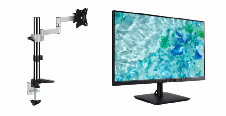 Paket med monitor från Acer och fäste från Andersson - Pre-owned, Klass C i gruppen DATORER & KRINGUTRUSTNING / Datorskärmar & Tillbehör / Datorskärmar hos TP E-commerce Nordic AB (38-94851PKT)