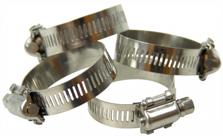 Swim & Fun Hose Clamps Stainless Steel, 4 pcs i gruppen HEM, HUSHÅLL & TRÄDGÅRD / Trädgårdsprodukter / Pool & Pooltillbehör / Poolslangar & Tillbehör hos TP E-commerce Nordic AB (38-94959)