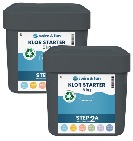 Swim & Fun Klor Starter Fast Dissolving Granules, 10 kg i gruppen HEM, HUSHÅLL & TRÄDGÅRD / Trädgårdsprodukter / Pool & Pooltillbehör / Poolkem hos TP E-commerce Nordic AB (38-94962)