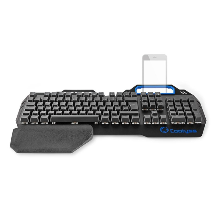 Nedis Trådat Gaming Tagentbord | USB | Mekaniska Nycklar | RGB | Tyska | DE Layout | USB ström | Strömkabel längd: 1.70 m | Spel i gruppen DATORER & KRINGUTRUSTNING / Gaming / Tangentbord hos TP E-commerce Nordic AB (38-95117)