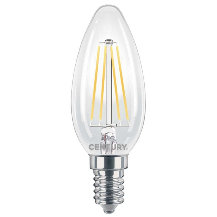 Century LED Vintage Filament Lamp Candle E14 6 W 806 lm 2700 K i gruppen HEMELEKTRONIK / Belysning / LED-lampor hos Teknikproffset Nordic AB (38-95177)