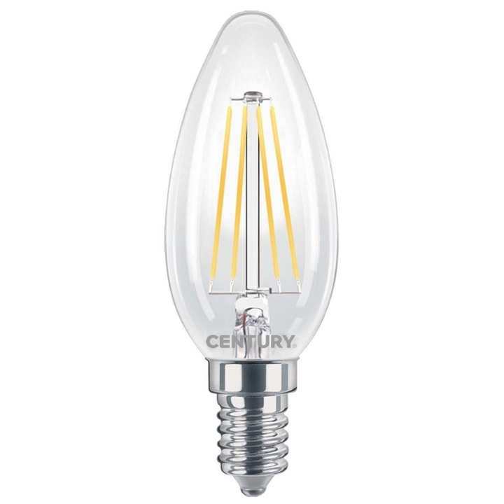 Century LED E14 Vintage Filament Lamp Candle 6 W 806 lm 2700 K i gruppen HEMELEKTRONIK / Belysning / LED-lampor hos TP E-commerce Nordic AB (38-95177)
