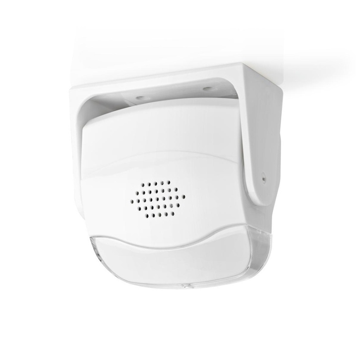 Nedis Rörelsedetektor Larm | Batteridriven | 3x AAA/LR03 | 80 dB | Detektorområde: 1.10 m | Detektorvinkel: 10 ° | Tak / Vägg | Vit i gruppen HEM, HUSHÅLL & TRÄDGÅRD / Larm & Säkerhet / Rörelsesensorer hos TP E-commerce Nordic AB (38-95199)