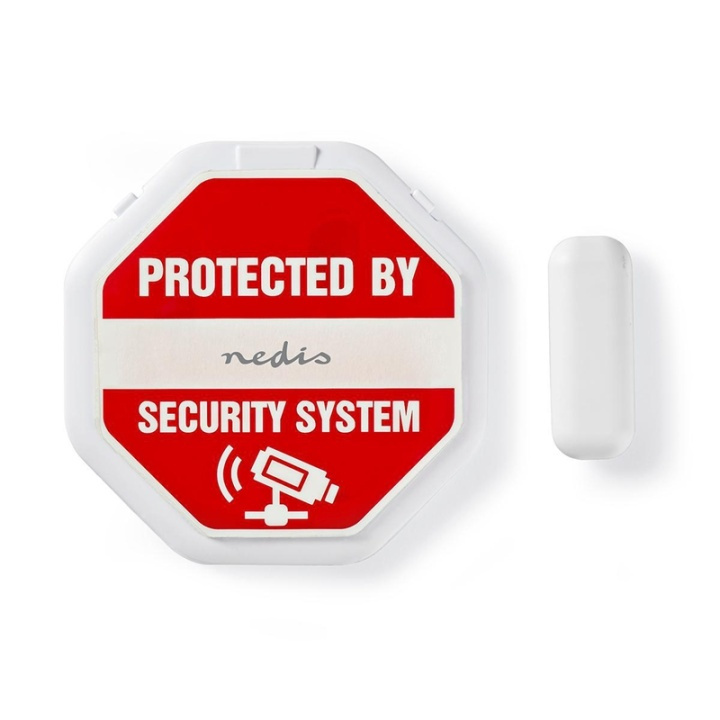 Nedis Dörr Fönster Alarm | Magnetic Sensor | Batteridriven | 2x CR2032 | 85 dB | Vit i gruppen HEM, HUSHÅLL & TRÄDGÅRD / Larm & Säkerhet / Rörelsesensorer hos TP E-commerce Nordic AB (38-95212)