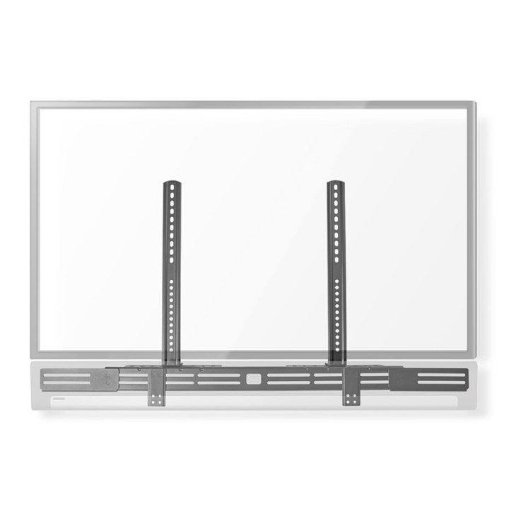 Nedis Soundbar Fäste | Kompatibel med: Universell | Ansluten till TV:n | 10 kg | Djupjustering | Stål | Svart i gruppen HEMELEKTRONIK / Ljud & Bild / Högtalare & Tillbehör / Högtalarfästen hos TP E-commerce Nordic AB (38-95229)