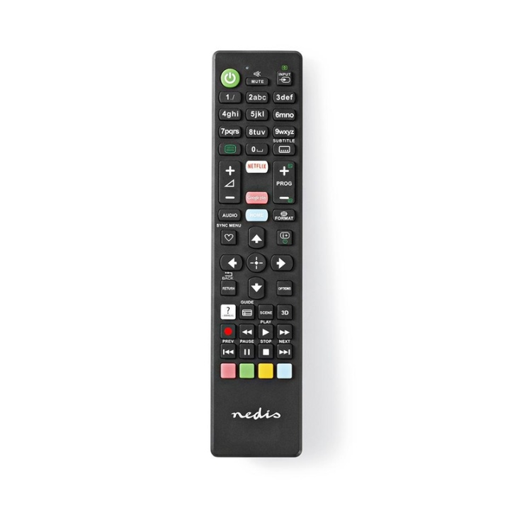 Nedis Ersättnings Fjärrkontroll | Passar till: Sony | Fast | 1 Enhet | Amazon Prime / Netflix Knapp / Youtube Knapp | Infraröd | Svart i gruppen HEMELEKTRONIK / Ljud & Bild / TV & Tillbehör / Fjärrkontroller hos TP E-commerce Nordic AB (38-95261)