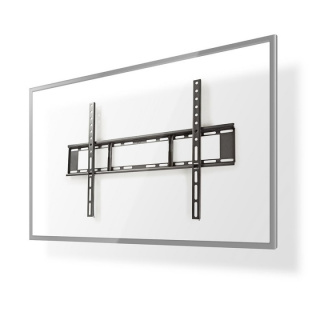 Nedis Fast TV väggfäste | 37 - 70 " | Maximal skärmvikt som stöds: 35 kg | Minsta väggdistans: 23 mm | Stål | Svart