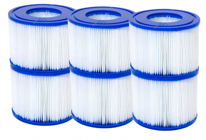 Bestway Filterpatron till Lay-Z-Spa (VI) 6-pack i gruppen HEM, HUSHÅLL & TRÄDGÅRD / Trädgårdsprodukter / Pool & Pooltillbehör / Filter & Tillbehör hos TP E-commerce Nordic AB (38-95329PKT1)