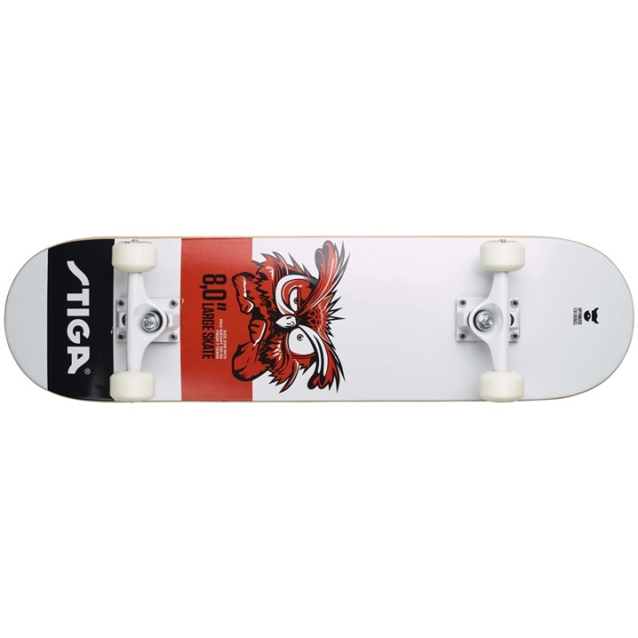 Stiga Skateboard Owl 8.0 White i gruppen LEKSAKER, BARN- & BABYPRODUKTER / Uteleksaker / Sport & Spel hos TP E-commerce Nordic AB (38-95479)