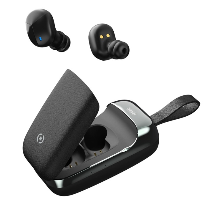 Celly Flip1 True Wireless Headset Earbuds Svart i gruppen HEMELEKTRONIK / Ljud & Bild / Hörlurar & Tillbehör / Hörlurar hos TP E-commerce Nordic AB (38-95481)