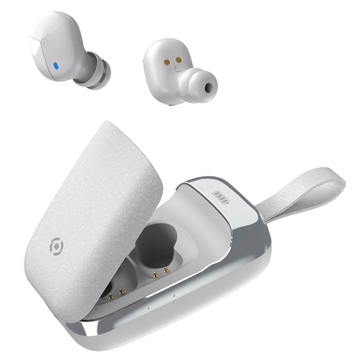 Celly Flip1 True Wireless Headset Earbuds Vit i gruppen HEMELEKTRONIK / Ljud & Bild / Hörlurar & Tillbehör / Hörlurar hos TP E-commerce Nordic AB (38-95482)