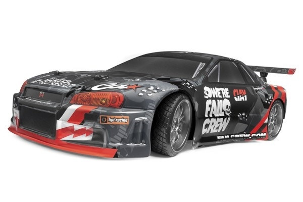 HPI E10 Drift Fail Crew Nissan Skyline R34 GT-R 1:10 Electric Onroad i gruppen LEKSAKER, BARN- & BABYPRODUKTER / Radiostyrt / Radiostyrda bilar hos TP E-commerce Nordic AB (38-95538)