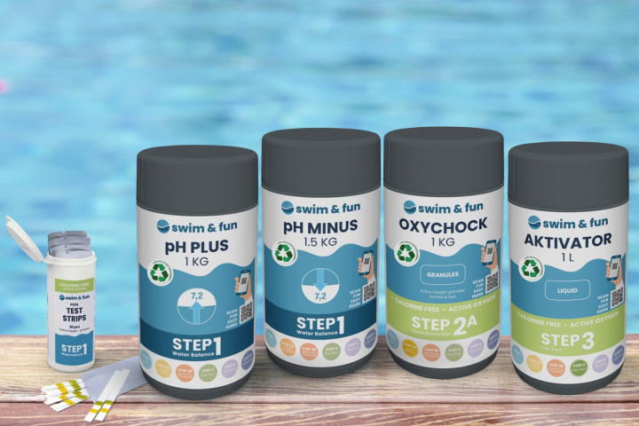 Chlorine-Free Pool Start Set i gruppen HEM, HUSHÅLL & TRÄDGÅRD / Trädgårdsprodukter / Pool & Pooltillbehör / Poolkem hos TP E-commerce Nordic AB (38-95589)