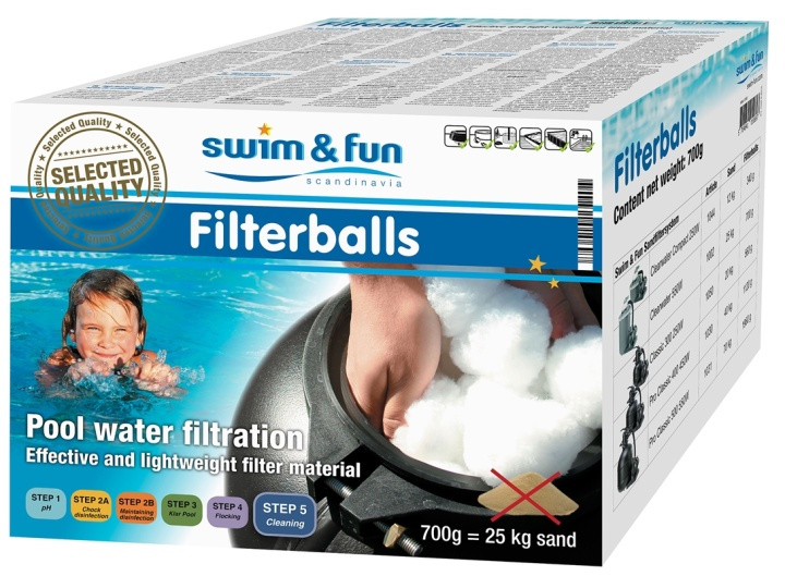 Filterballs 700 gr. i gruppen HEM, HUSHÅLL & TRÄDGÅRD / Trädgårdsprodukter / Pool & Pooltillbehör / Filter & Tillbehör hos TP E-commerce Nordic AB (38-95627)