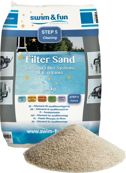 Filtersand 18 kg i gruppen HEM, HUSHÅLL & TRÄDGÅRD / Trädgårdsprodukter / Pool & Pooltillbehör / Filter & Tillbehör hos TP E-commerce Nordic AB (38-95632)