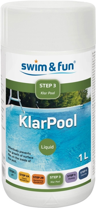 KlarPool 1 liter i gruppen HEM, HUSHÅLL & TRÄDGÅRD / Trädgårdsprodukter / Pool & Pooltillbehör / Poolkem hos Teknikproffset Nordic AB (38-95644)
