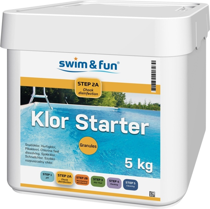 Klor Starter Fast Dissolving Granules 5 kg i gruppen HEM, HUSHÅLL & TRÄDGÅRD / Trädgårdsprodukter / Pool & Pooltillbehör / Poolkem hos TP E-commerce Nordic AB (38-95648)