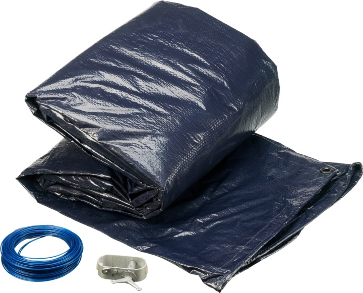 Poolcover Vinter med wirelås 6.10 x 3.75 m i gruppen HEM, HUSHÅLL & TRÄDGÅRD / Trädgårdsprodukter / Pool & Pooltillbehör / Poolöverdrag hos TP E-commerce Nordic AB (38-95702)